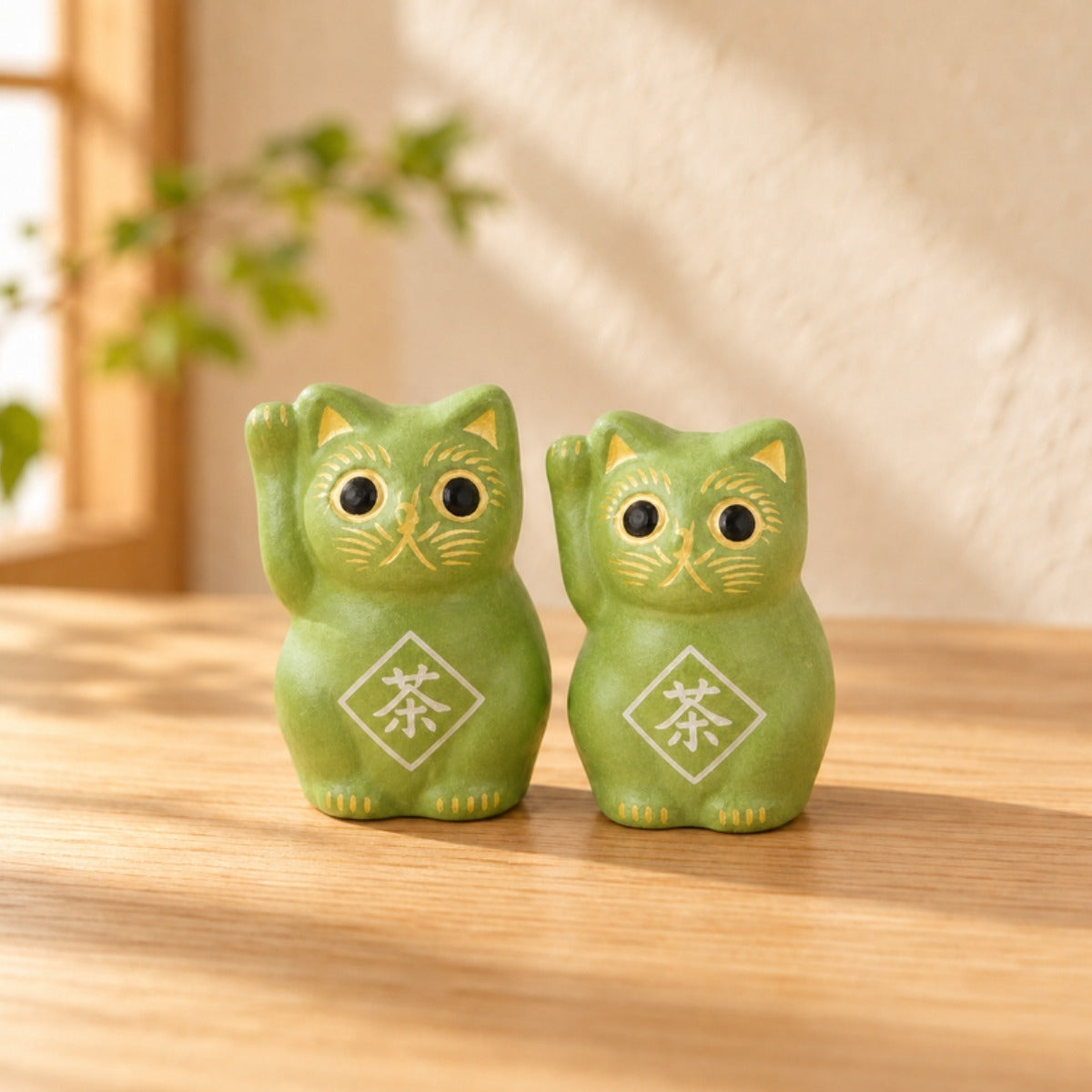 Matcha Maneki Neko styled, Chotto Matcha