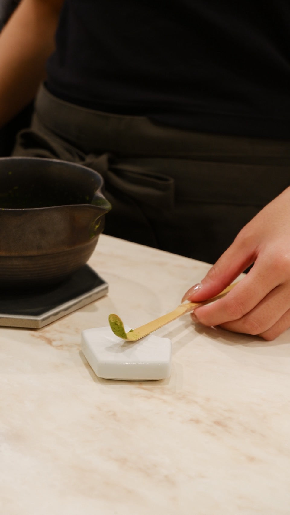 Matcha Scoop (Chashaku)