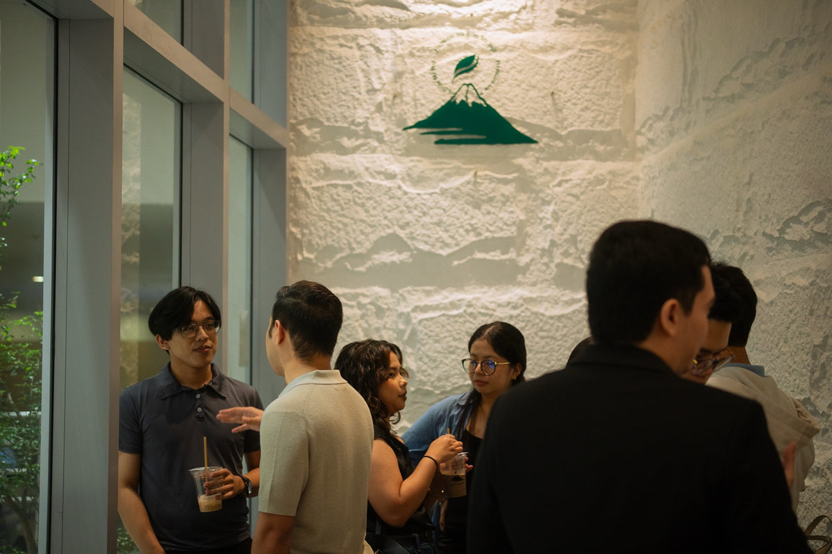 Guests enjoying drinks at a Chotto Matcha gathering