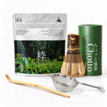 Chotto Welcome Kit — IKI matcha, bamboo whisk, scoop and strainer